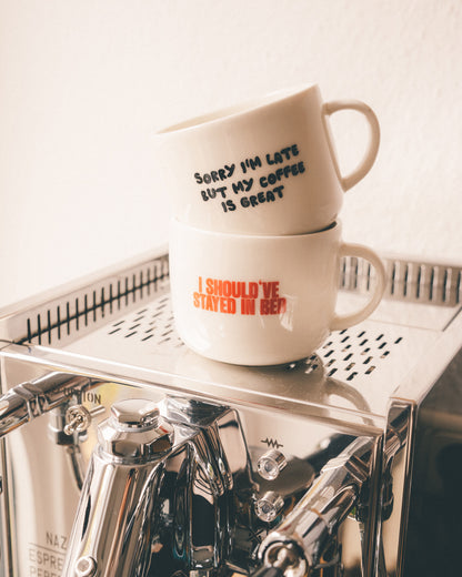SORRY I'M LATE Tasse