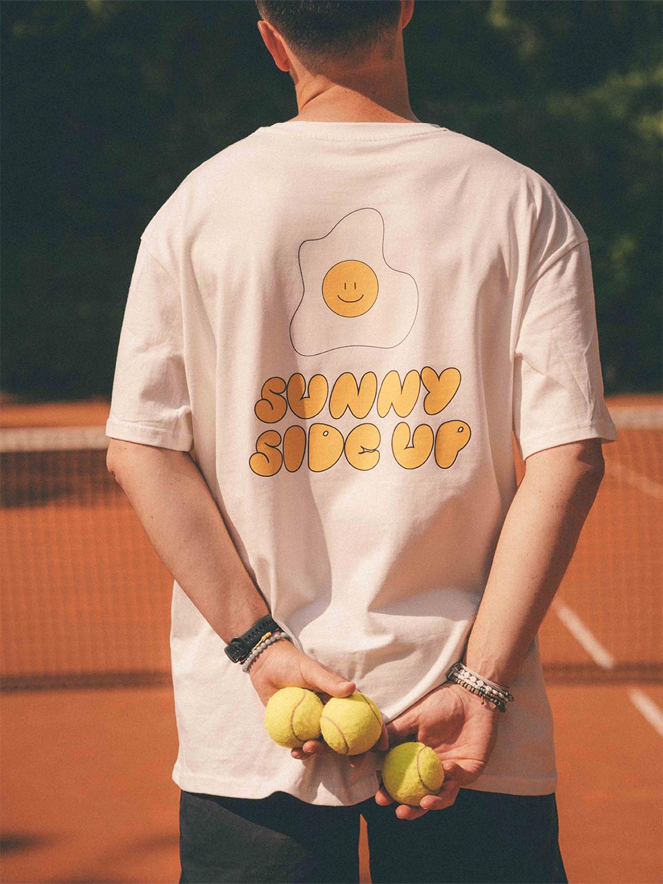 SUNNY SIDE UP Oversize Shirt